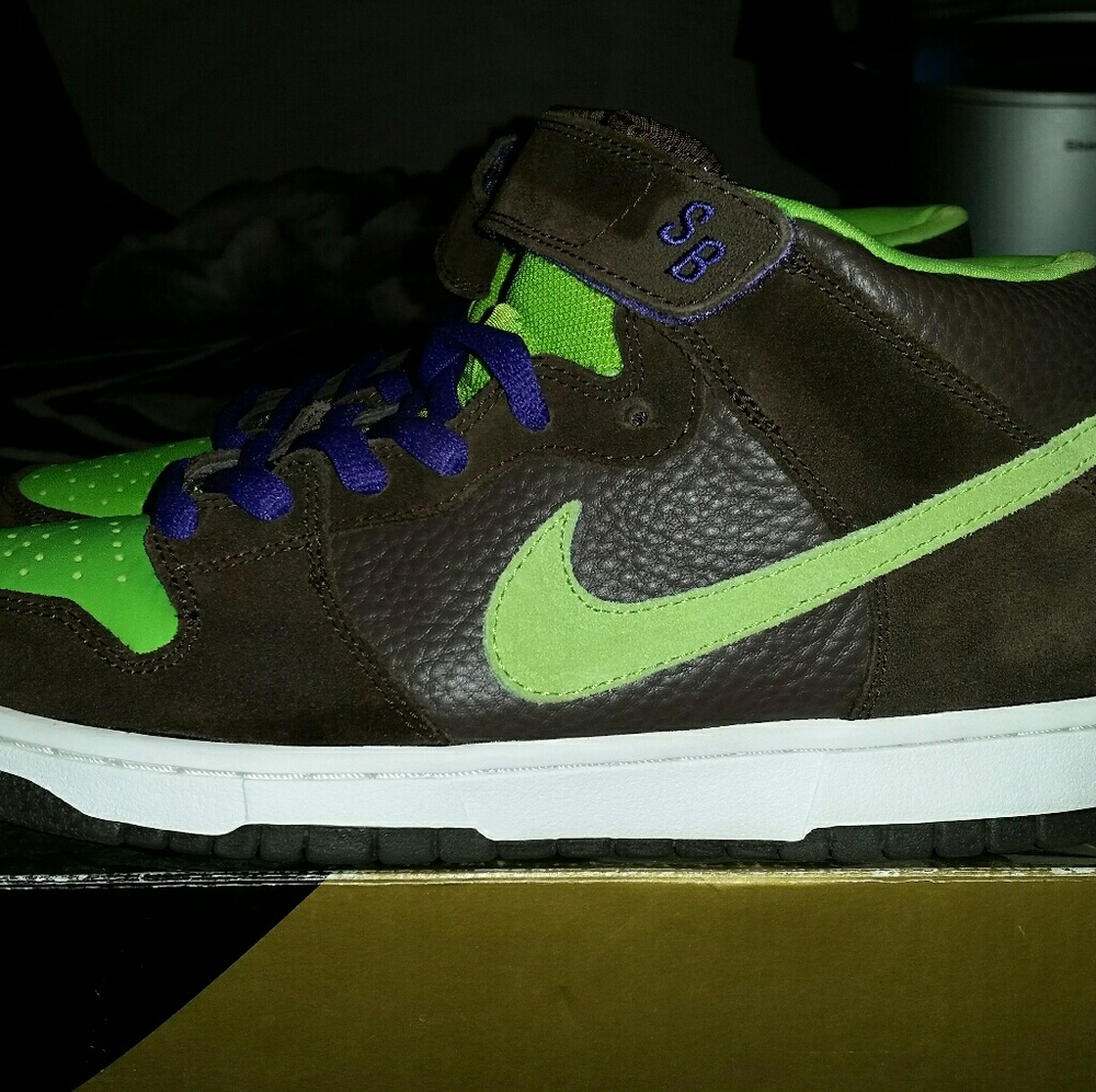 Nike SB Dunk Mid • "Donatello" • Size 9